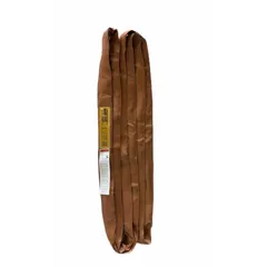 Endless round sling made of polyester with a 3 ft sling length and 1-7/8 in body diameter. Used for lifting and rigging loads in industrial settings such as manufacturing, construction, and warehousing. Polyester construction provides flexibility and protects load surfaces.