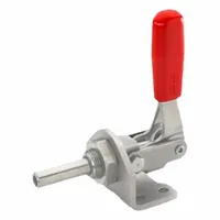 JW WINCO Push-Pull Toggle Clamp: Flange Base Mounting, Std Clockwise Handle, 70.5 mm Arm Lg, M6 (MPN 843.1-80-ASW-NI)