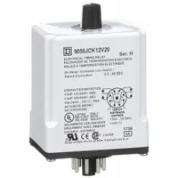 SCHNEIDER Single Function Time Delay Relay: Socket Mounted, 110V AC, 10 A, 8 Pins/Terminals (MPN 9050JCK12V20)