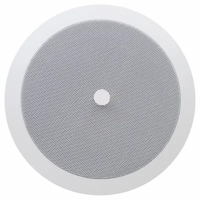 SPECO TECHNOLOGIES Speaker with Transformer: Powered, 2-Way, 8 ohm Impedance - Ceiling-Mount Speakers