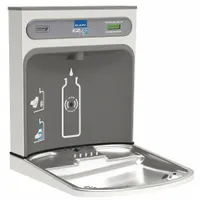 ELKAY Bottle Filler Retrofit Kit: Sensor, 18 7/8 in Ht, 3 5/8 in Wd, Stainless Steel, Silver (MPN EZWSRK)