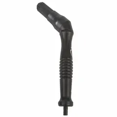 This flow-through parts washing brush features nylon bristles and a plastic handle with a 10-inch overall length. Designed for cleaning industrial components and machinery, it is suitable for maintenance and degreasing tasks in manufacturing and repair facilities.