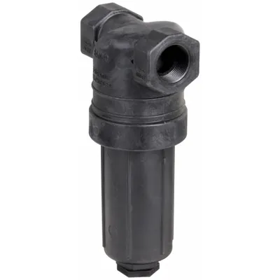 BANJO Inline Strainer: Polypropylene, 1 1/2 in, NPT, Mesh, 0.007 in Screen Size - Polypropylene Inline Strainers