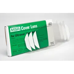 Clear lens covers with adhesive on the sides, supplied in a pack of 25. Designed to protect the primary lens of PAPR systems from scratches and debris in industrial environments.