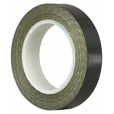 TAPECASE Cloth Tape: 3 in Wd, 18 yd Lg, 8 mil Thick, Silicone, Polyethylene Coated Cloth - PTFE Slick Surface Tape