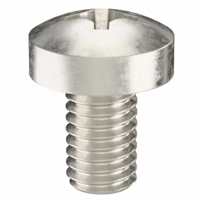 USA INDUSTRIALS Machine Screw: M3x0.50 Thread Size, 5 mm Lg, 18-8, Stainless Steel, Plain - Pan Head Machine Screws