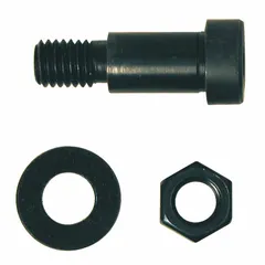 Socket shoulder screw with 1/2"-13 thread size and 5/16" hex wrench size. Used in jigs, fixtures, and assembly tooling where the shoulder provides a pivot or guide for precise alignment and high clamping force.