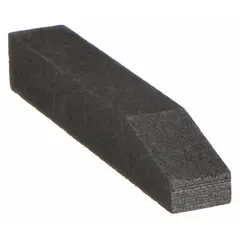 Carbon block-tip electrodes for resistance soldering, sold in a 2-pack. Each electrode has a 0.25 in tip width. Compatible with handpiece model 105158. Used for precision soldering applications requiring localized heat, such as electronics assembly and fine-wire connections.