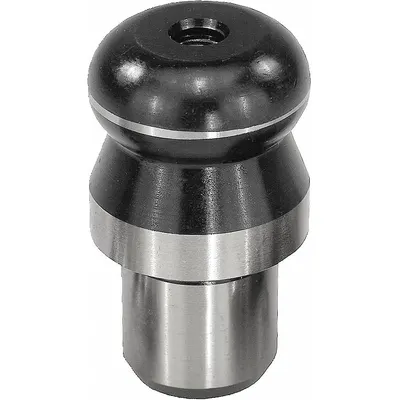 KIPP Locating Pin w/Ball End: Ball End, Tool Steel, 7 mm Shank Outside Dia - Ball-End Locating Pins