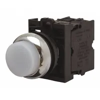 EATON Extended Push Button: 22 mm Mounting Size, Non-Metallic, Momentary (MPN M22-DLH-W)