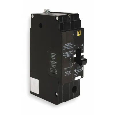 SQUARE D Miniature Circuit Breaker: 40 A, 277V AC, Single Phase, 18kA at 120/240V AC - EDB & EGB Series, Bolt-On Square D Miniature Circuit Breakers