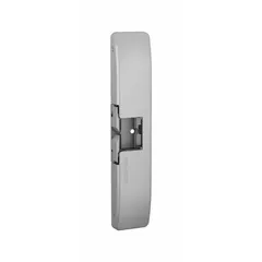 This HES electric strike is a combination cylindrical and mortise unit, 9 inches high, constructed of stainless steel. It operates on 12/24V input voltage and is rated for heavy-duty performance. Suitable for access control applications in commercial and institutional settings where remote locking and unlocking of doors is required.