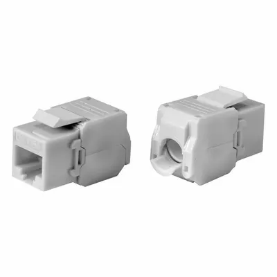 MONOPRICE Networking Keystone: Connector RJ45, 6A Cable Category, Std, 2pk Pack Size - RJ Modular Connectors