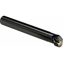 This indexable boring bar is designed for internal turning operations on lathes and machining centers. Its negative rake geometry and left-hand orientation suit heavy-duty boring in steel, stainless steel, and cast iron workpieces.