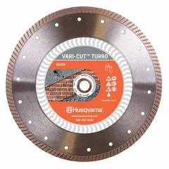 This 10-inch diamond saw blade is designed for cutting masonry materials such as brick, concrete, granite, marble, and stone. Suitable for wet or dry operation on a tile saw, it is used in construction and renovation tasks.