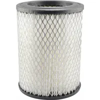 Engine air filter with round-oval shape and axial seal. Overall height of 6 11/16 inches. Compatible with Renault vehicles. Provides engine air filtration for automotive applications