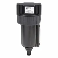 PARKER Compressed Air Filter: Particulate, 1/2 in NPT, 5 micron, 85 cfm, 250 psi Max Op Pressure (MPN 06F38BC)
