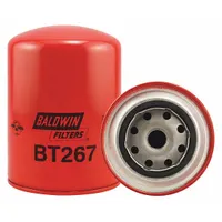 Spin-on oil filter with cellulose media and anti-drainback valve. Thread size 3/4"-16, overall height 5 13/16 in. Interchanges with FleetGuard LF682. Used for engine oil filtration in vehicles