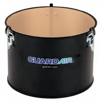 GUARDAIR Vacuum Drum: Open Head, 14 3/4 in Top Outside Dia, Steel, 20 ga Body Material Gauge (MPN N050)