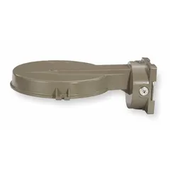 Aluminum splice box for wall mounting in hazardous locations. Provides a secure enclosure for electrical splices and connections. Length: 16 15/16 inches. Tan finish. Suitable for use in environments where flammable gases or dusts may be present.