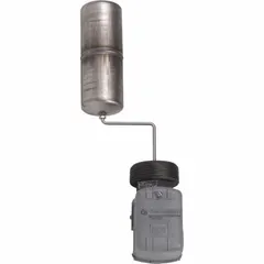 This side-mounted float switch detects liquid levels in tanks or vessels. It features a 90° float rod angle and screw clamp electrical connection. Suitable for media with a minimum specific gravity of 0.85.