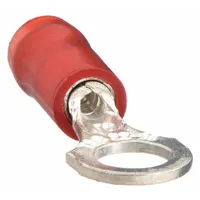 STA-KON Ring Terminal: Red, Nylon Insulation, #10 Stud Size, 22 AWG to 16 AWG Wire Sizes, 600 V (MPN RA18-10)
