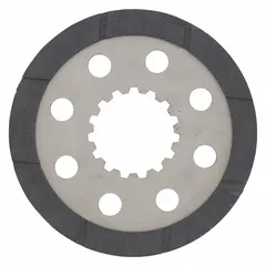 This brake friction disc is a replacement component for electric chain hoists in the CM Powerstar series. It provides the friction surface necessary for stopping and holding loads during lifting operations. Suitable for use in industrial environments such as manufacturing and warehousing.