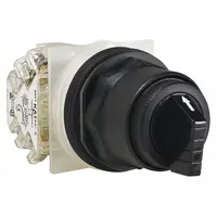 SCHNEIDER Selector Switch: 30 mm Panel Mounting Size, 3 Positions, Extended Lever, 1NO/1NC (MPN 9001SKS42FBH21)