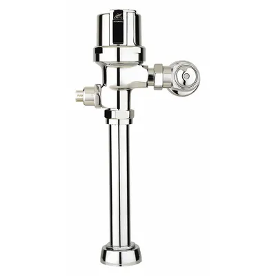 AMTC VALVE Automatic Flush Valve: Hybridflush, 1.28 gpf Gallons per Flush, Battery - Toilet Automatic Flush Valves
