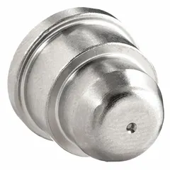 This nozzle is a consumable component for Hypertherm plasma cutting torches. It is designed for machine-type torches in the RT60/60M series and is compatible with RT80/80M, T60/60M/80/80M/100/100M/100M-2 models. Rated at 40 A, it directs the plasma arc for precise cutting in industrial fabrication and metalworking.