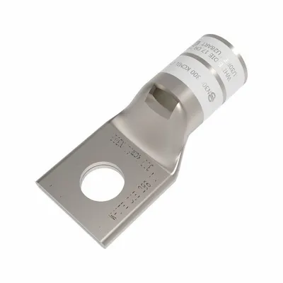 BURNDY Compression Lug: 3/8 in Stud Size, 300 kcmil – 300 kcmil For Wire Sizes - One-Hole Compression Lugs