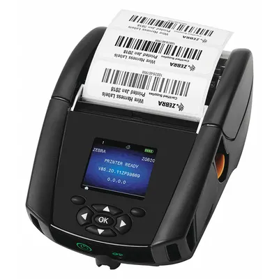 ZEBRA Mobile Printer: 2.8 in Max. Print Wd, 4.5 in/sec, Tear Off Dispensing, Wireless (wifi) - Narrow Print Mobile Printers