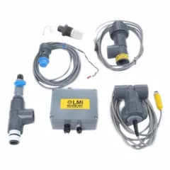 Electrical cord assembly for connecting power to chemical metering pumps. Used as a replacement or repair part in water treatment, chemical processing, and industrial fluid-handling systems.