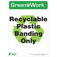 Social Distancing Adhesive Sign: Plastic, Adhesive Sign Mounting, Not Retroreflective, 5 PK (MPN 0046S)