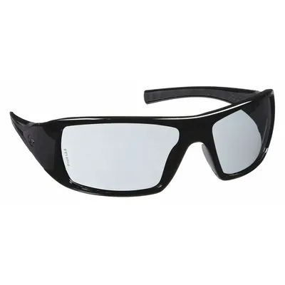 PYRAMEX Safety Glasses: Gray Lens, Full-Frame, Scratch-Resistant, Black Frame - Glare-Reducing Polarized Comfort-Fit Safety Glasses