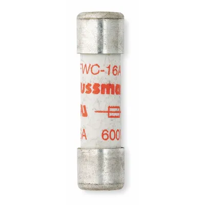 BUSSMANN Semiconductor Fuse: FWC Series, Fast-Acting, 16 A, 600 V AC, 700 V DC DC Volt Rating - Fast-Acting Cylindrical Fuses