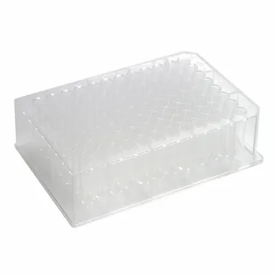 CAPLUGS 96-Deep Well Plates: Non-Sterile, 96 Wells, 1 mL, 86 mm Dia, Square