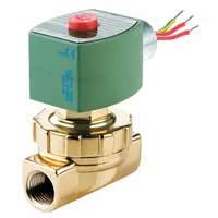 REDHAT Solenoid Valve: 2-Way, Normally Closed, 3/8 in Pipe Size, 110V AC/120V AC, Compact, PTFE Seal (MPN 8263H305)