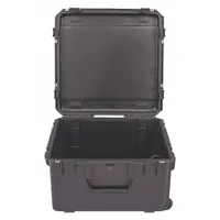 SKB Protective Case: 22 1/2 in x 22 1/2 in x 12 1/2 in Inside, No Foam, Black, 2 Wheels, 21 lb Wt (MPN 3I-2222-12BE)
