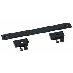 Plastic carrying handle designed for Icom desktop radios. Compatible with the Icom 7610 series, it provides a secure grip for transporting or repositioning the radio.
