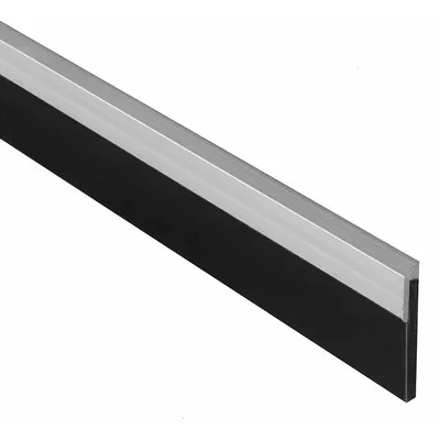 NATIONAL GUARD 114NA-96 Metal Leaf Weatherstripping, 8 ft, Aluminum/Neoprene
