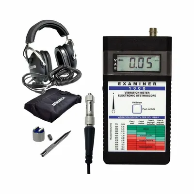 MONARCH Vibration Tester Kit: Vibration, 10 Hz to 10 kHz, 19.99 in/sec Max Velocity Measured - Standard Vibration Meters