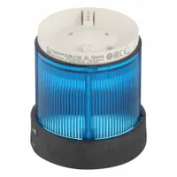 SCHNEIDER ELECTRIC Tower Light Module: Steady, 250V, Blue, 70 mm Overall Dia, 63 mm Overall Ht, XVB (MPN XVBC36)