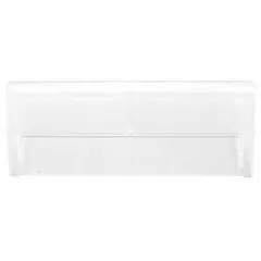 Clear plastic bin window designed for use with Hang and Stack Bins. Allows visual identification of stored parts without opening the bin. Compatible with QUANTUM STORAGE SYSTEMS model QUS270. Measures 17 1/8 in x 10 1/4 in for bins with 14 3/4 in width.