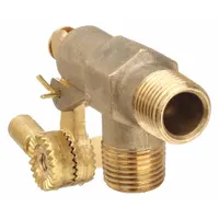 BOB Float Valve: For Water Media, Angle Valve Body, Float Valve Body, Horizontal Piping, Brass, MNPT (MPN R400-1)