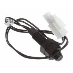 Reed switch replacement part for HOBART HL800C food mixer. Used in safety or control circuits to detect magnet position. Suitable for commercial kitchen equipment maintenance and repair.