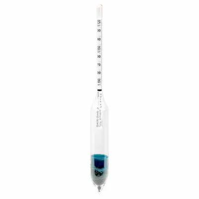 VEE GEE Specific Gravity Hydrometer: Specific Gravity Plain Form, 1.120/1.190, 0.001 - Specific Gravity (Baume) Hydrometers