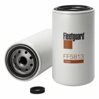 FLEETGUARD Automotive Fuel Filter: 12 1/2 in Overall Lg, 3 11/16 in Outside Dia, Diesel Fuel, Diesel (MPN FF5813)