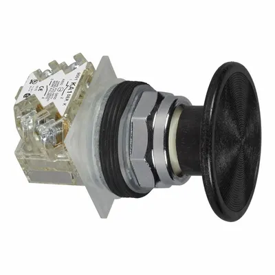 SCHNEIDER Mushroom Head Push Button: Non-Illuminated, Mushroom Head Profile, Non-Metallic - Mushroom-Head Push Buttons