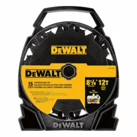 DEWALT Dado Blade Set: 8 in Dia., 7/8 in Max. Cut Wd, 3 Chippers, 4 Teeth, Stacked, -12° (MPN DW812DADO)